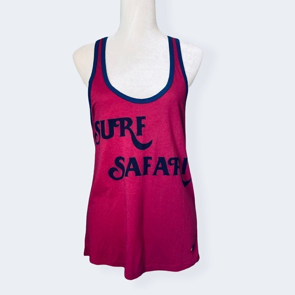 NWT Aviator Nation Surf Safari Racerback Tank Top